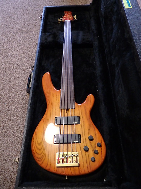 Yamaha TRB 5 II Fretless Bass Amber Burst | Reverb