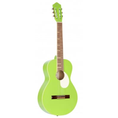 ORTEGA RGA-GAP Gaucho Series Konzertgitarre 4/4 inkl. Gigbag, green apple for sale