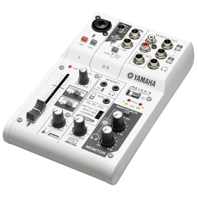 Yamaha AG03 Multipurpose 3-Channel Studio Live Mixer with USB Audio Interface image 6