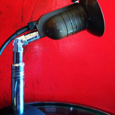 Vintage RARE 1940's RCA MI-6206-G RCA Aero pressure dynamic microphone w baffle, RCA stand & mic manual image 9