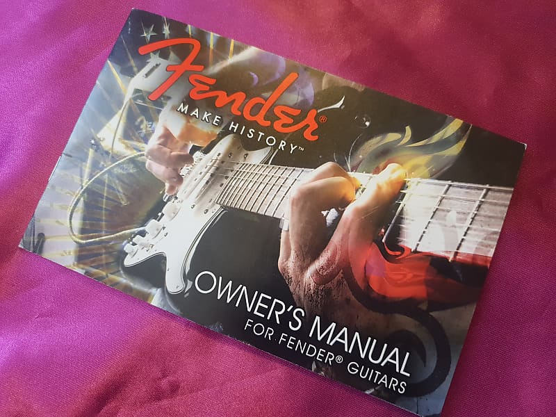 Fender Owner's Manual Reverb