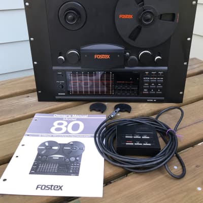 1980s Fostex Model 80 reel-to-reel tape recorder with