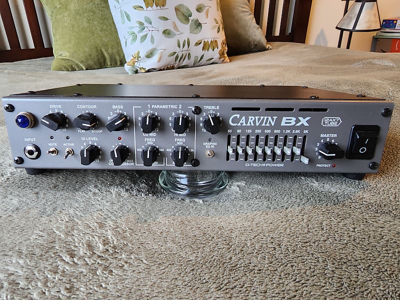 Carvin BX500 Bass Head 500 Watts RMS Tube Preamp Reverb