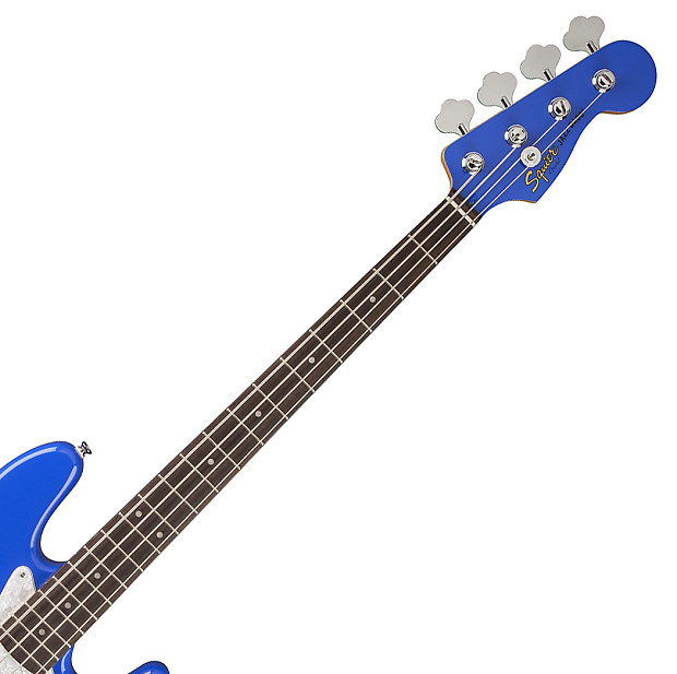 【美品】 String 4 Bluetus Signature Ogawa Tomomi Squier Jazz Bass J ベース