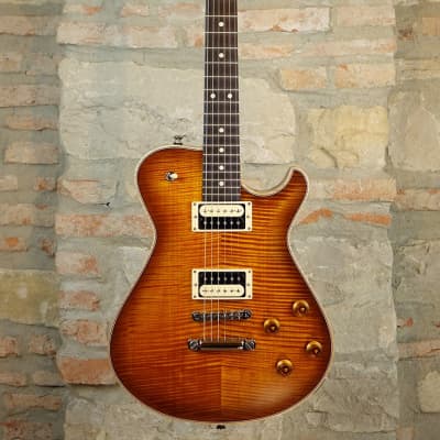 J.W.Black Guitars JWB-S Flame Maple Top 2Tone Sunburst | Reverb Greece