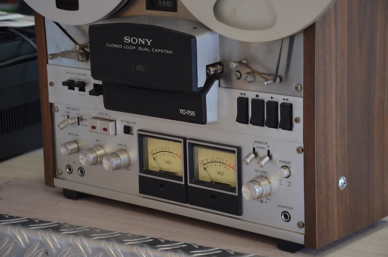 Open Reel To Reel - Sony TC-755 Open Reel To Reel Tape Recorder Special  features of the Sony TC-755 include an AC servo controlled capstan drive  motor, dual capstan closed-loop tape drive