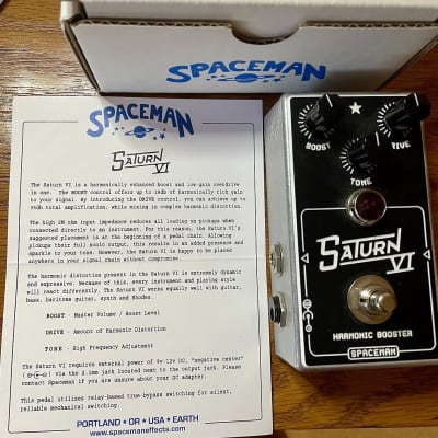 Reverb.com listing, price, conditions, and images for spaceman-effects-saturn-vi-harmonic-boost