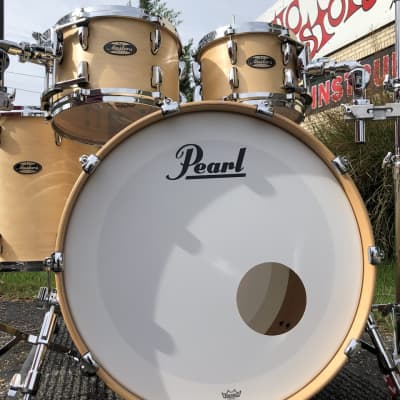 Pearl MMG Masters Maple Gum Drums 4pc Shell Pack Hand Rubbed Natural Maple MMG92 image 2
