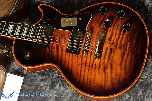 Gibson Custom Les Paul Custom Figured Top Widow Limited Run 2017 Orange Widow Burst