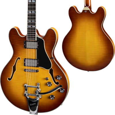 Eastman T486B Thinline Archtop with Bigsby 2021 - Present - Goldburst image 1