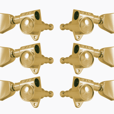 Grover 102GK Gold 3×3 Rotomatic Tuners with Keystone Buttons TK-7901-002