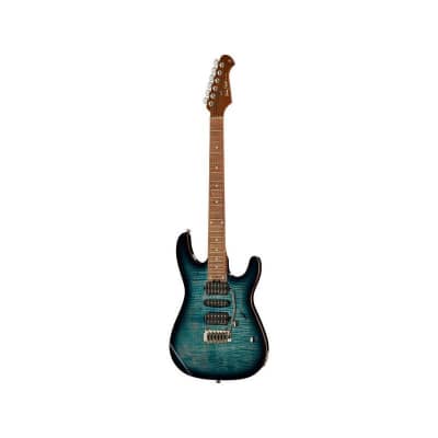 Harley Benton Fusion-III HSH Roasted FBLB Transparent Flamed