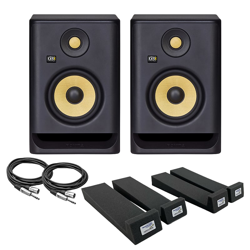 KRK KRK G4 ROKIT 5 Active Studio Monitor Kit with Passive