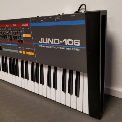 Roland Juno-106 61-Key Programmable Polyphonic Synthesizer 1984 - 1985 - Black *Serviced/overhauled/excellent condition* image 4