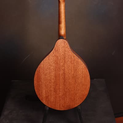 Eastman PCH-M104 natural finished A-Style Oval-Hole Mandolin solid spruce top with gigbag image 5