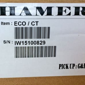 NEW 2015 Hamer Echotone PROTOTYPE Electric Guitar Semi Hollow Cherry Transparent ECO/CT image 10