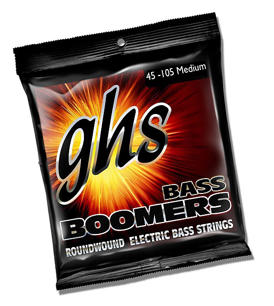 GHS M3045 Boomers Long Scale Bass Strings - Medium (45-105) image 1