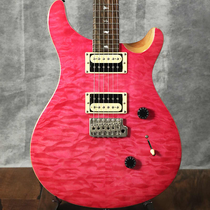 Paul Reed Smith SE Japan Limited Custom24 Quilt Bonnie Pink (S/N:CTIC32610)  [01/15]