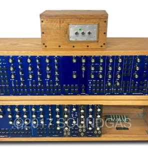 Oakley Sound Systems Modular Analogue Synth inc custom modules, PSU & oak case image 2