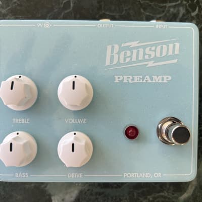 Benson Amps Preamp Pedal 2023 - Baby Blue Sparkle | Reverb