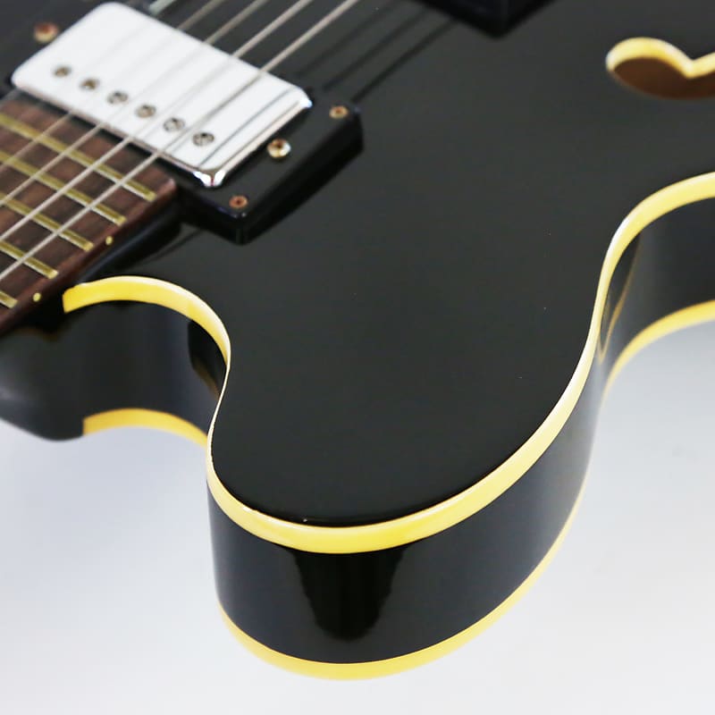 1995 Vantage 635V Black Used 335 Semi Hollow Electric Guitar