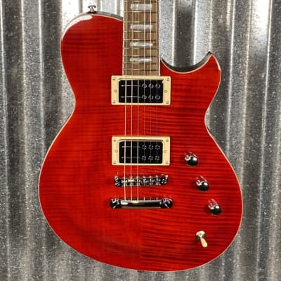 Reverend RoundHouse RA Transparent Wine Red Guitar & Case