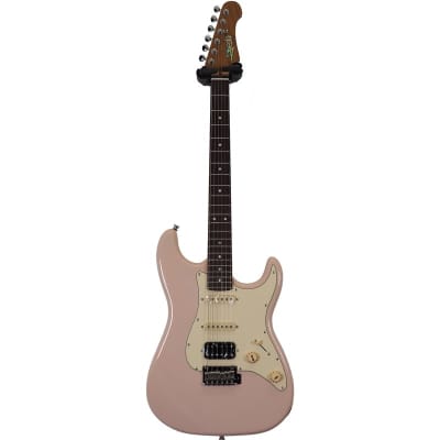 JET Guitars JS-400 HSS, Pink image 2