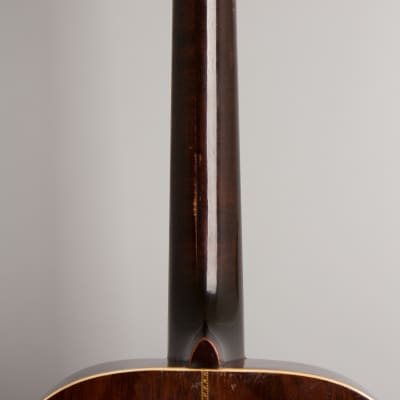 Washburn Model 5246 Solo Flat Top Acoustic Guitar, made by Gibson (1938), Period brown hard shell case. image 9