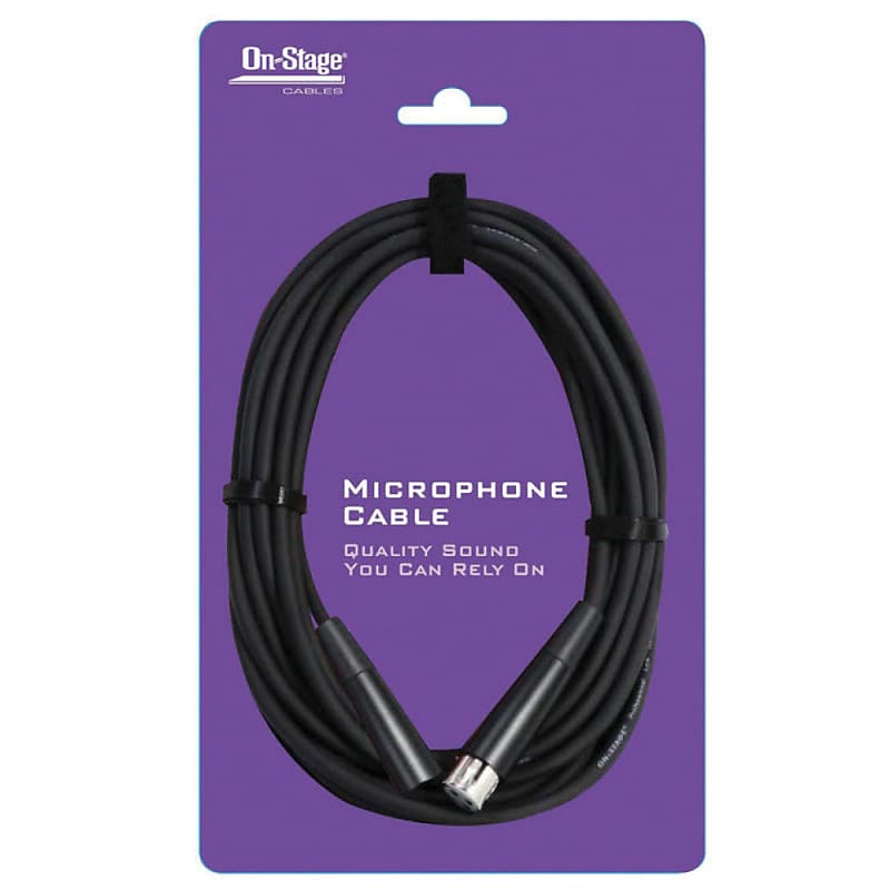 OnStage Microphone Cable XLRXLR 20ft/6m Reverb