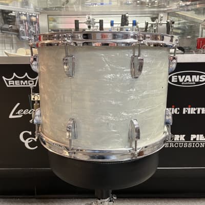 Ludwig Classic Maple White Marine Pearl 10x14 Snare Drum - 1960-1963 image 2