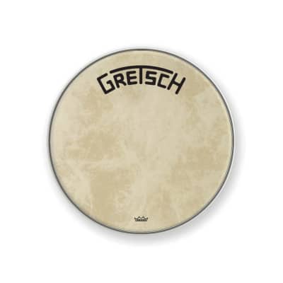 Gretsch GRDHFS20B Broadkaster Logo Fiberskyn Bass Drum Head - 20"