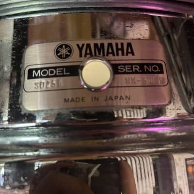 Yamaha Snare Drum 14"x6.5" Chrome (SD256) - Made in Japan image 3
