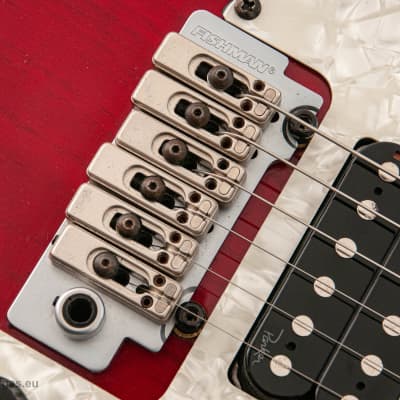 Parker Fly P-38 Trans Red MIK Fishman Piezo Bridge image 13