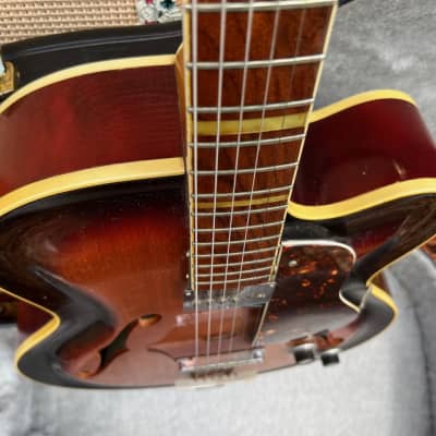 Vintage 1961 Roger Junior CA Rossmeisl Archtop Guitar w/ Pickup OHSC *1960s* image 11