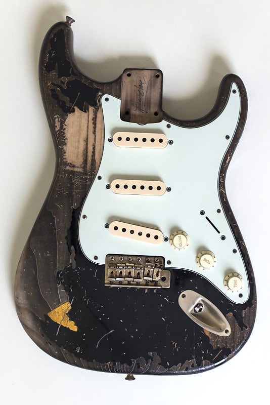 MCL Guitars Stratocaster John Mayer Black 1 BLK1 Custom Elite Body