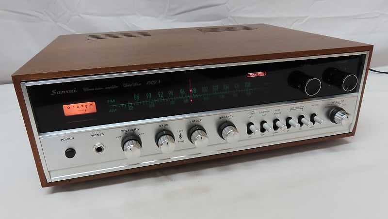 Vintage Sansui 1000X Stereo Receiver w/ Original Owners Manual