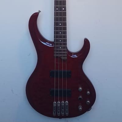 Ibanez BTB 400QM - 4-String - 2002 - Transparent Red - Gloss for sale