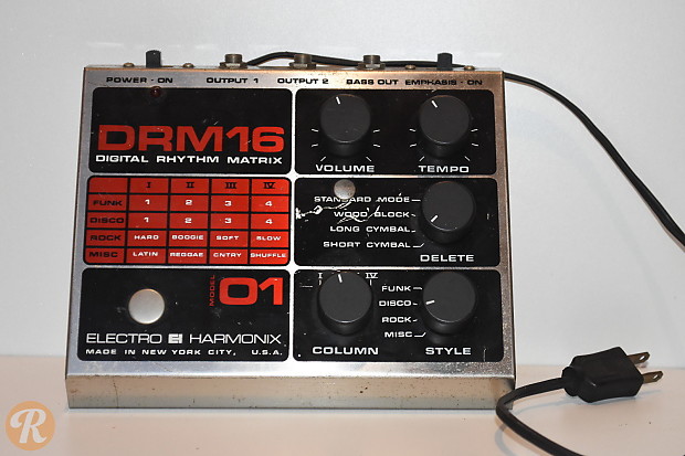 Electro-Harmonix DRM16 Digital Rhythm Matrix Drum Machine