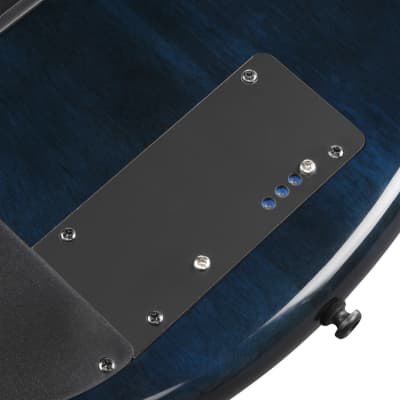 Ibanez SRAS7-CBS Ashula Bass Workshop SR Electric Bass 7-String - Cosmic Blue Sunburst + Case image 2