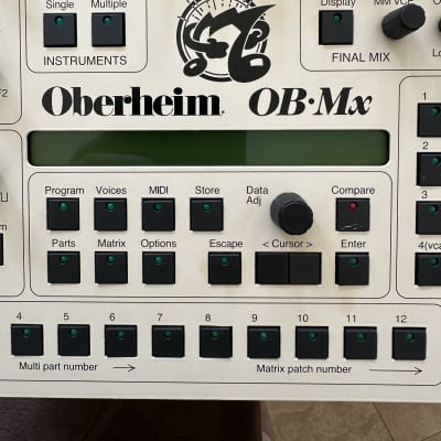Oberheim OB-Mx Rackmount 2-Voice Synthesizer 1994 - White