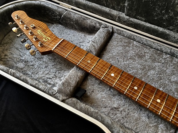 Smitty Thinline custom 2015 Olympic White boutique telecaster hiscox semi hollow worldwide shipping