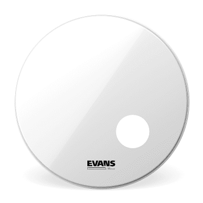 Evans BD18RSW EQ3 Resonant Smooth White Bass Drum Head - 18"