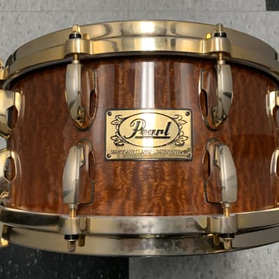 Pearl 6.5x14 Mahogany Classic Limited Edition Snare Drum | Reverb