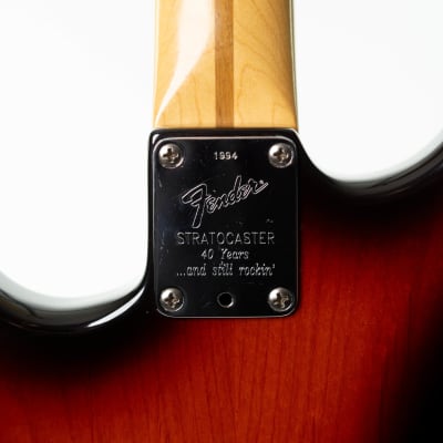 Fender 40th Anniversary American Standard Stratocaster 1994 - Brown Sunburst image 13