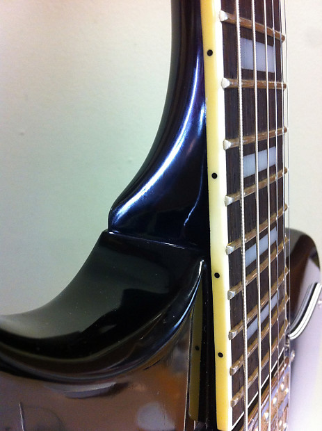 DeArmond by Guild Jetstar Black w/ hardshell case RARE | Reverb