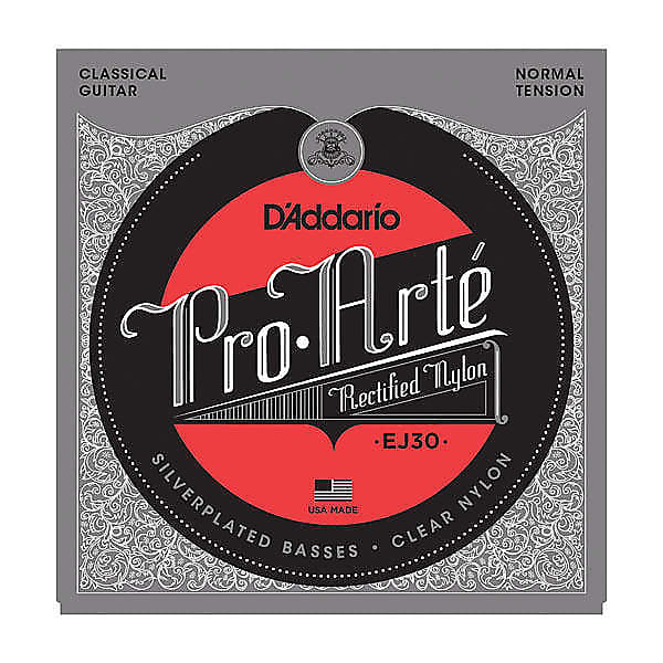 D'Addario Pro Arte Classical Guitar Strings normal tension nylon trebles; EJ30 image 1