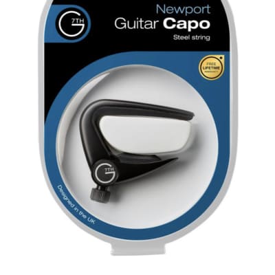G7th C31020 Newport Guitar Capo. Black image 1