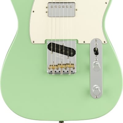 Fender American Performer Telecaster Electric Guitar with Humbucking Rosewood FB, Satin Surf Green image 2