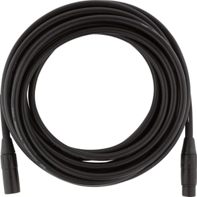 Genuine Fender Professional Series Microphone Cable, 25', Black - 25 Feet Long image 6
