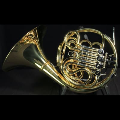 Yamaha YHR-671D Professional Double French Horn - Detachable Bell (Lacquer) image 1